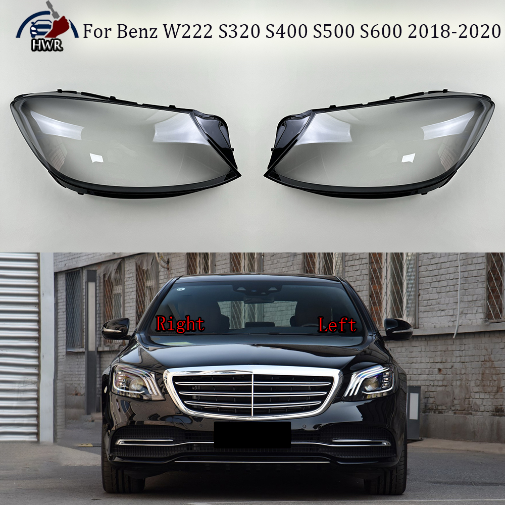 Koplamp Koplamp Transparant Lampenkap Cover Lens Plexiglas Voor Benz S-Klasse W222 S320 S400 S500 S600