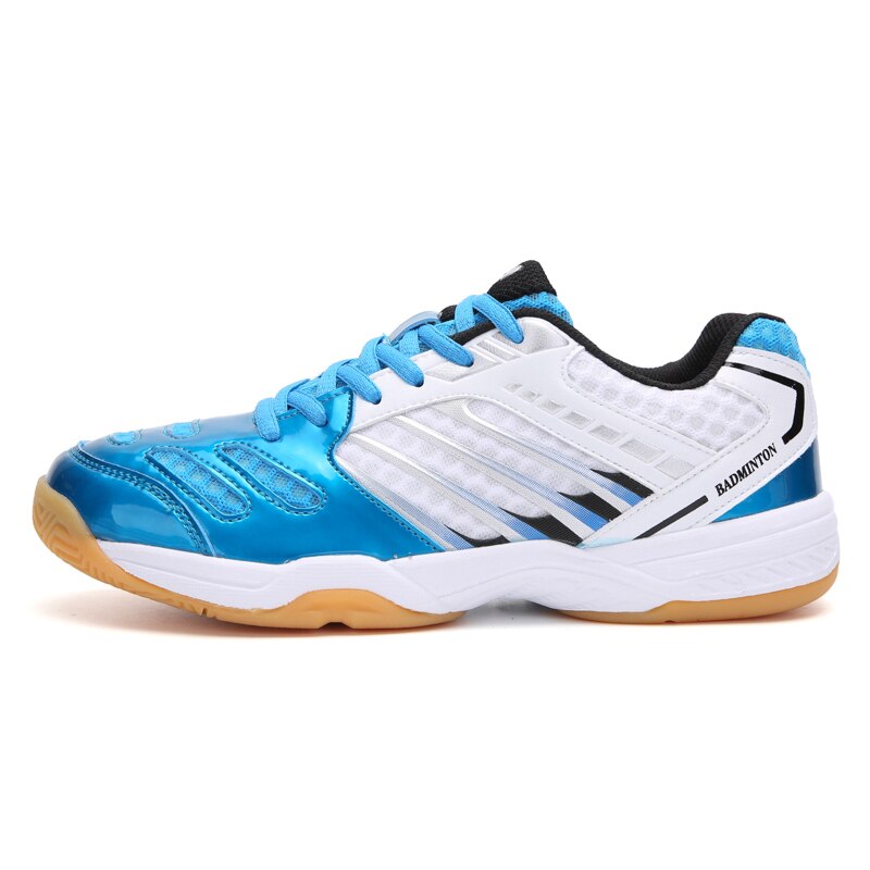 Men Women Badminton Shoes Indoor Training Sneakers Anti Slip Lightweight Tennis Shoes Men Sport Athletic Trainers: BaiLan / 4