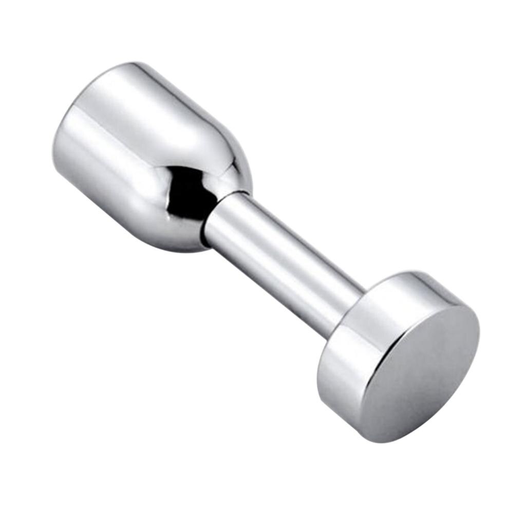 Wall Mounted Small Base Bathroom Towel Hook Rod with Mounting Screws