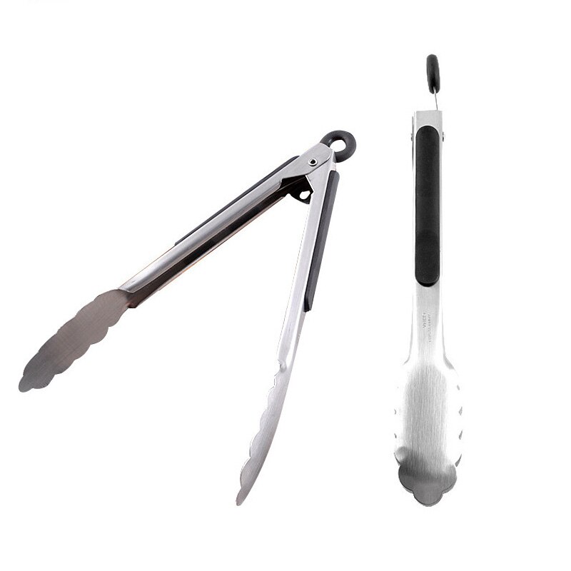 9 Inch Stainless Steel Food Clip Multifunction Barbecue Clip Buffet Bread Snack Meat Dish Clip Kitchen Tools