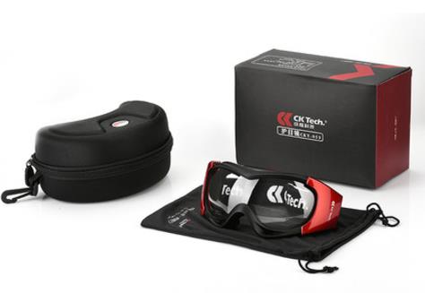 De ridder riding Equestrian Horse Racing bril outdoor bril UV400 winddicht stof blokkeren virgin dochter neutrale: Bordeauxrood