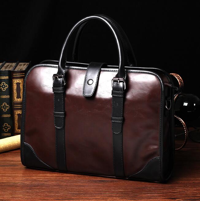 men's handbag business bag shoulder bag briefcase document bag