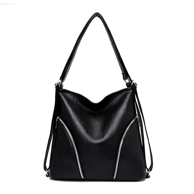 Sacs à main en cuir Pu pour femmes, sac à bandoulière de grande capacité, bourse Hobo, fourre-tout de luxe , sac à épaule pour dames: shoulder bag 5