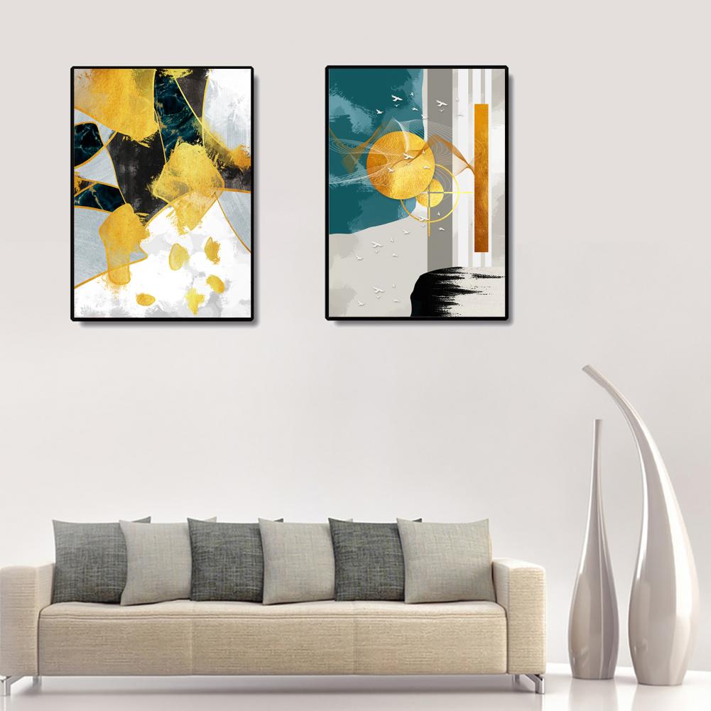 Long Lasting Modern Aesthetic Abstract Art Oil Style Picture Lightweight Wall Painting Frameless for Hotel