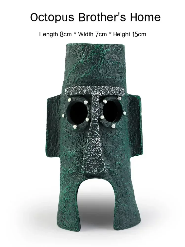 CuteAquarium Resin Castle Fish Tank Decorations Castle Tower Ornaments Fish Tank Hiding Cave Aquarium Accessories Decoration