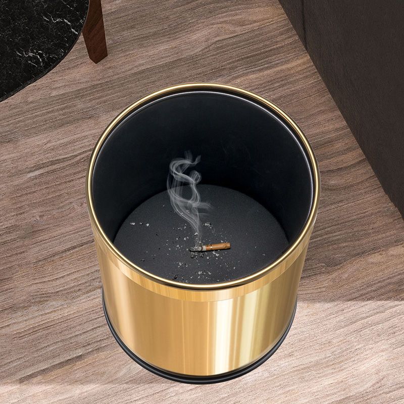nordisch Goldene Mülleimer Hause Küche Badezimmer Wohnzimmer Wc Mülleimer Luxuriöse Geruch Beweis Abfall Eimer Hotel Reinigung Werkzeuge