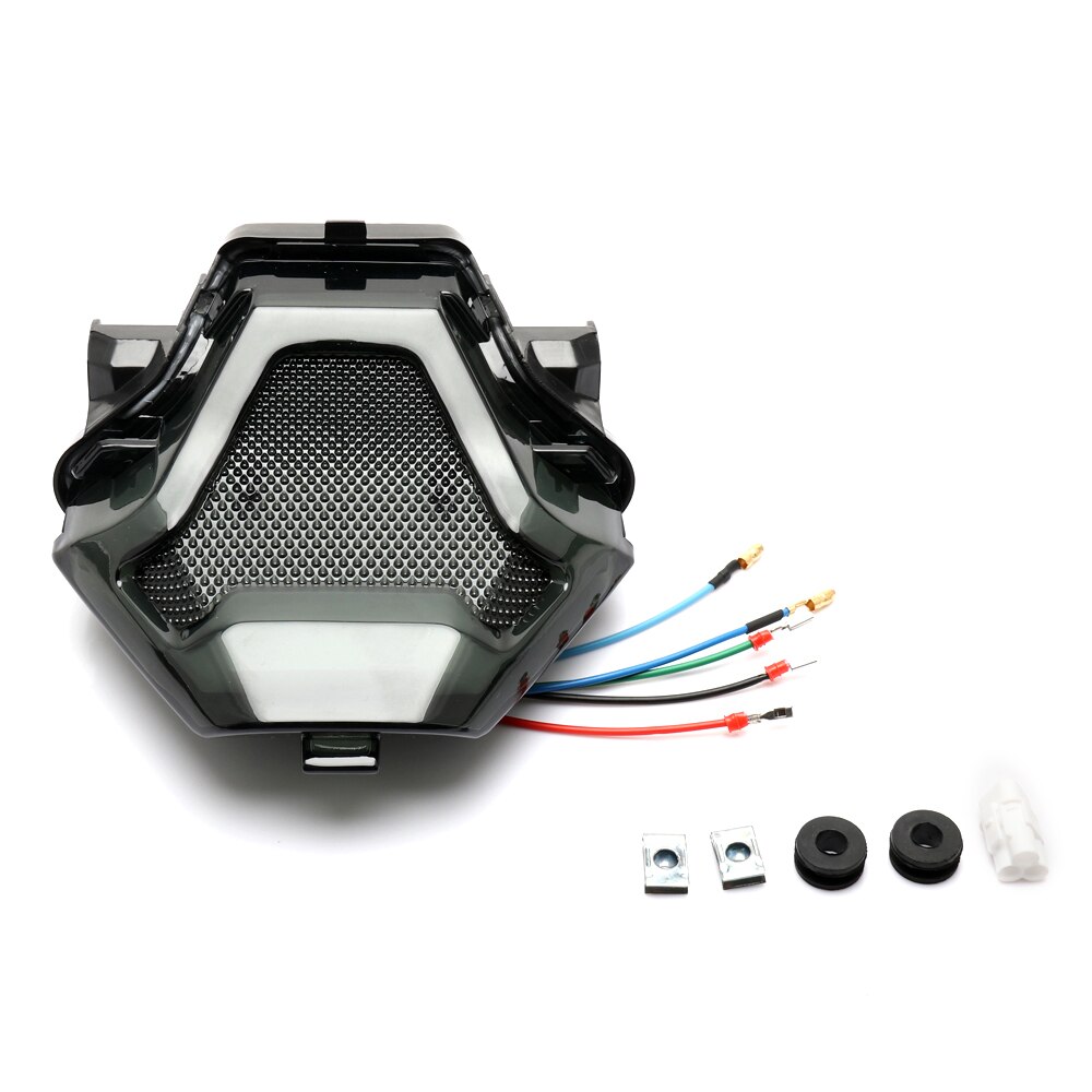 Vervanging Voor Yamaha R3 R25 Y15ZR LC150 MT07 MT25 Led-achterlicht Motorfiets Remlicht Achterlicht Met Richtingaanwijzers: Default Title