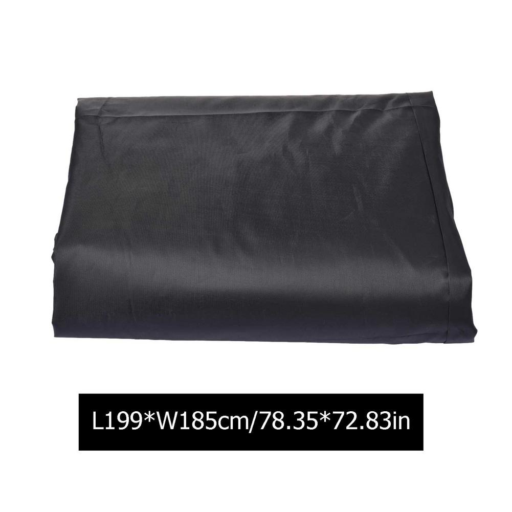 Waterdichte Truck Bed Tarp Cover Duurzaam Truck Bed Doek Cover Voor Serie Canvas Luifel Stofdicht Vrachtwagen Staart Cover Auto Levert: 199x185cm with ziper