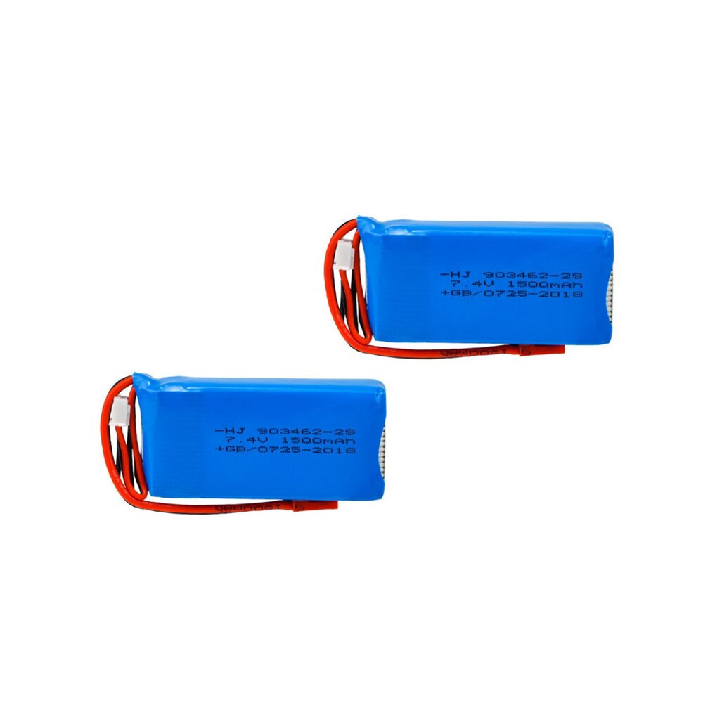 7,4 V 1500mah Lipo batería para WLtoys V913 L959 L969 L979 L202 L212 A959 12428 HJ816 HJ817 RC piezas del coche 903462 batería + cargador: Negro