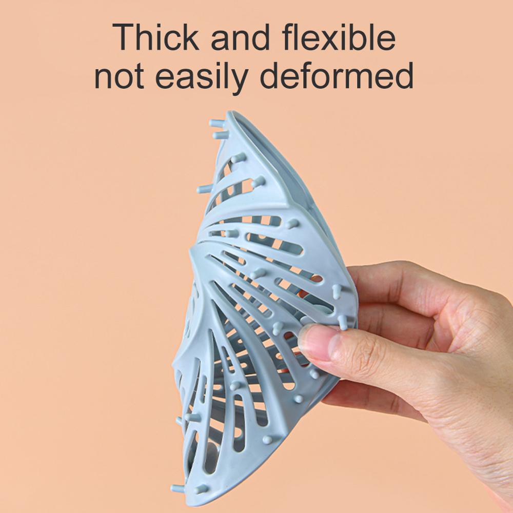 Bathroom Accessories Hair Catcher Durable Hair Stopper With Suction Cups Drain Cover For Bathroom Bathtub Kitchen Sink