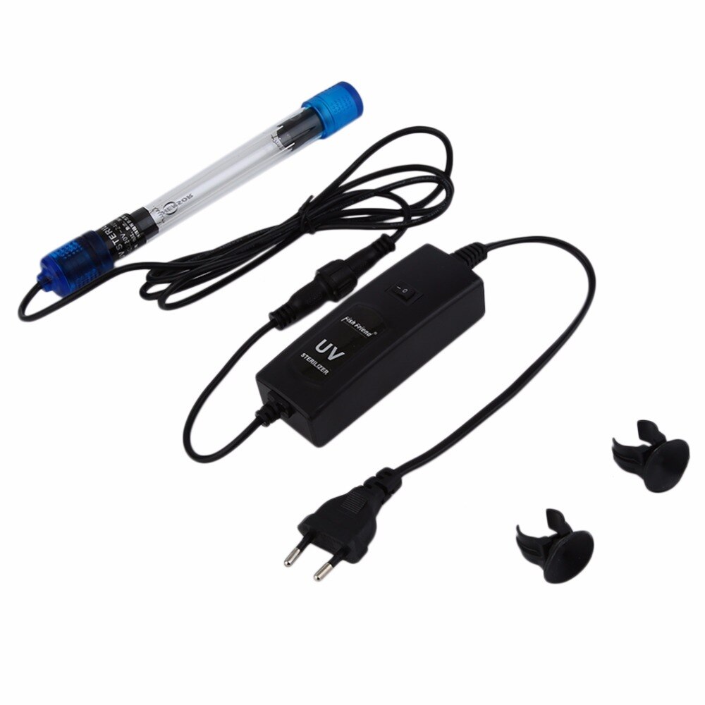 Ultraviolet Sterilisator Aquarium Aquarium Licht Lamp Decor Uv Kiemdodende Stralingsbestendige Vis Reef Verlichting Eu Plug