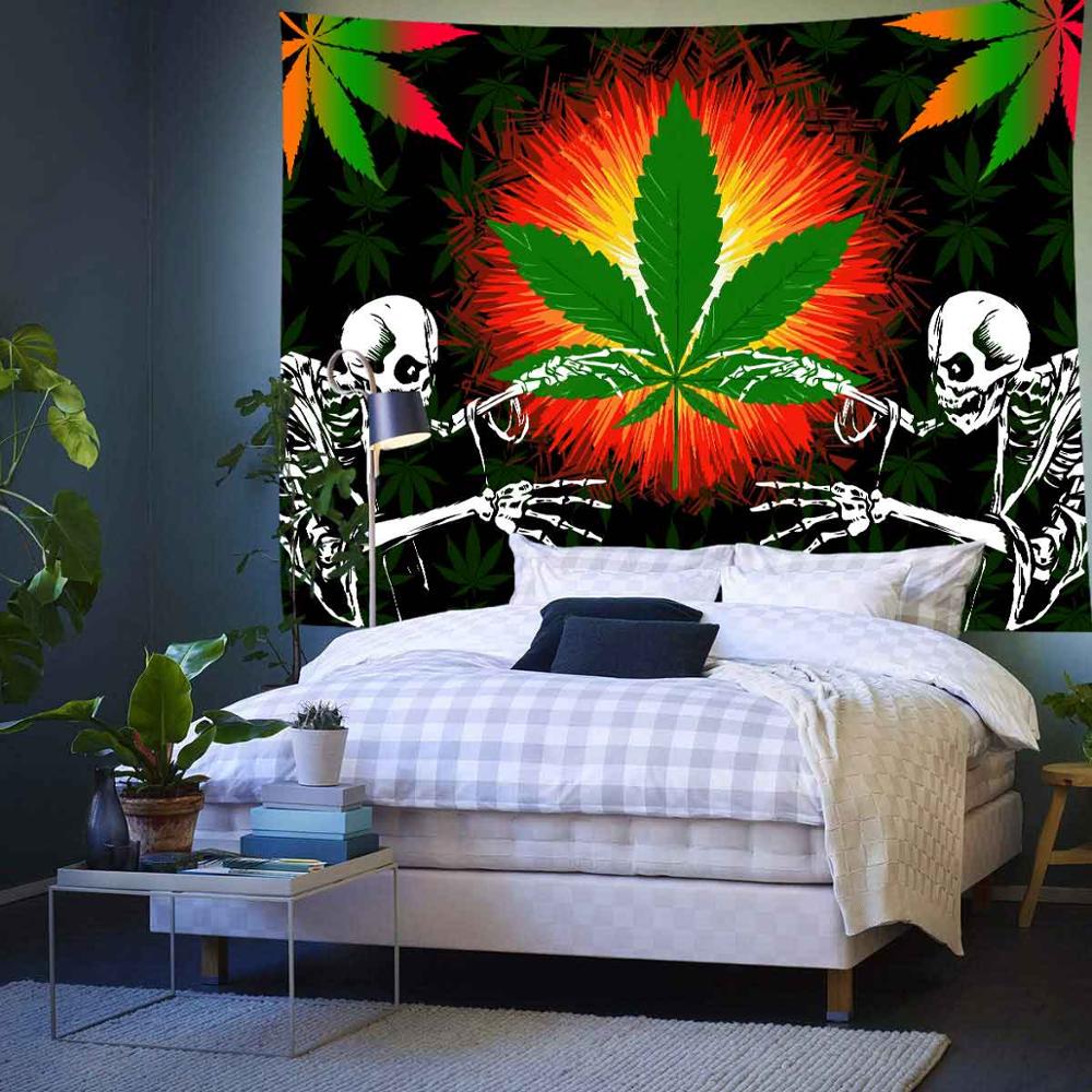 Simsant kolorowe drzewo gobelin psychodeliczny las czeski hipis ściana artystyczna wiszące gobeliny robić salonu Dom dekoracje: 2TGTQQAY305