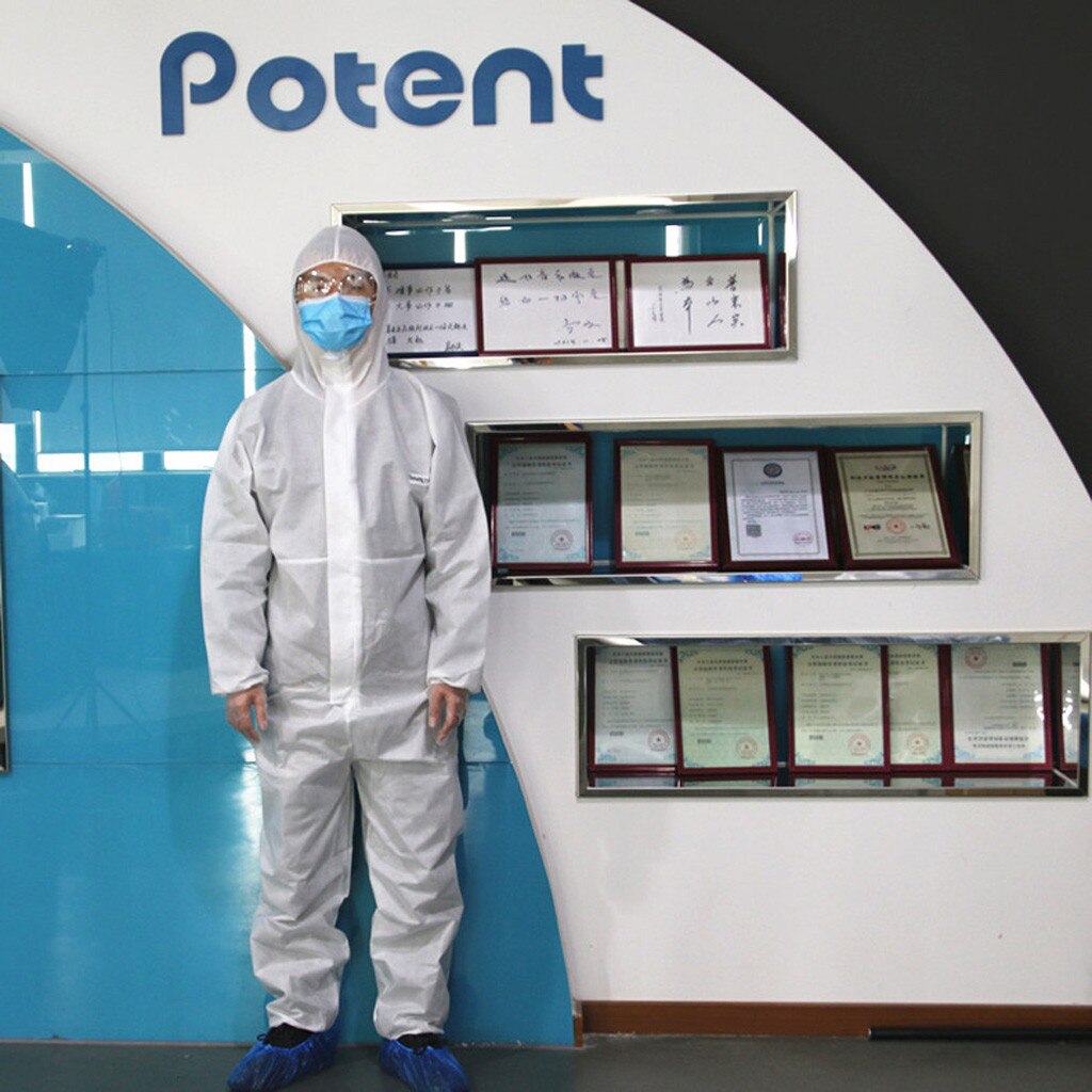 Vêtements de Protection jetables Anti-poussière Isolation vêtements uniformes vêtements Non poreux Protection robe vêtements de travail