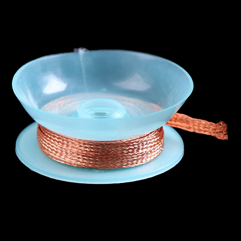 1 Roll 3mm Tin-free Wire Tin-absorbing Wire Bare Copper Braided Ornamental Potted Nylon