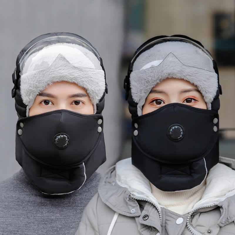 Cappello da aviatore invernale da uomo di moda cappello da aviatore da donna cappello da Lei Feng berretto da aviatore con occhiali ragazzo ragazza cuffia per cuffie