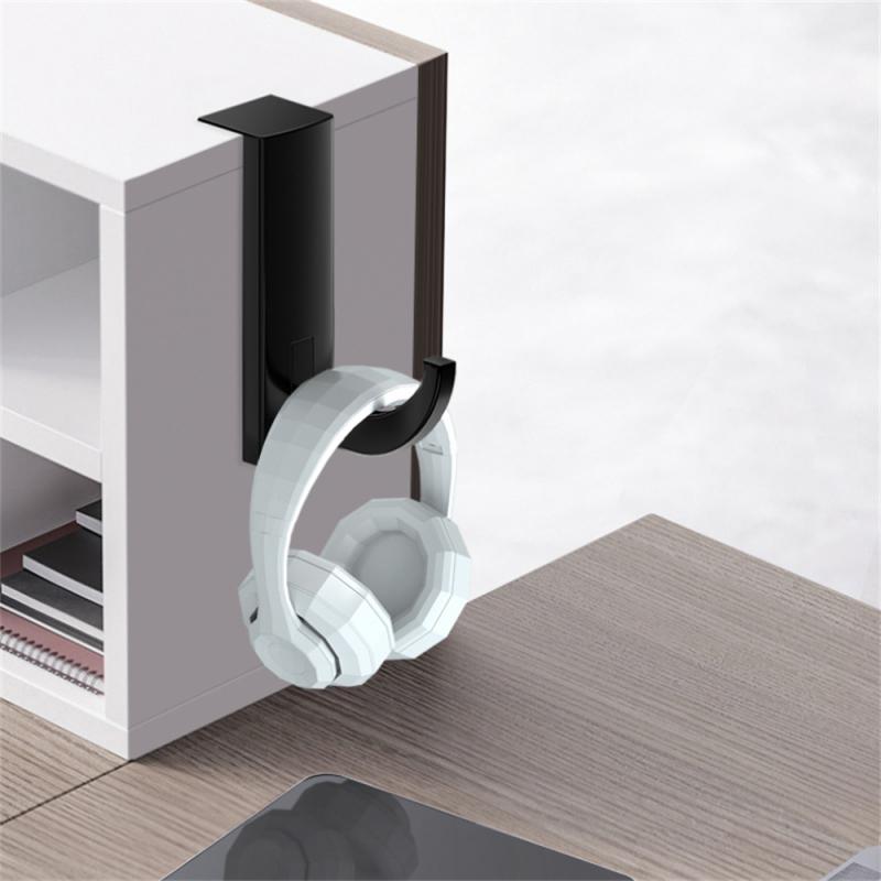 Kopfhörer-Halter-Aufhänger, Wand-PC-Monitor-Ständer, langlebiges Kopfhörer-Zubehör, Headset-Aufhänger, PC-Monitor-Halter, Ständer, 2 Farben