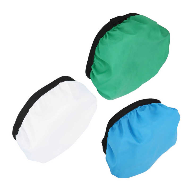 Difusor Blitz 3Stck Licht Diffusor Tuch Blitz Weiche Socke Fotografie Liefert für 7in Studio Strobe Reflektor Blitz difusor
