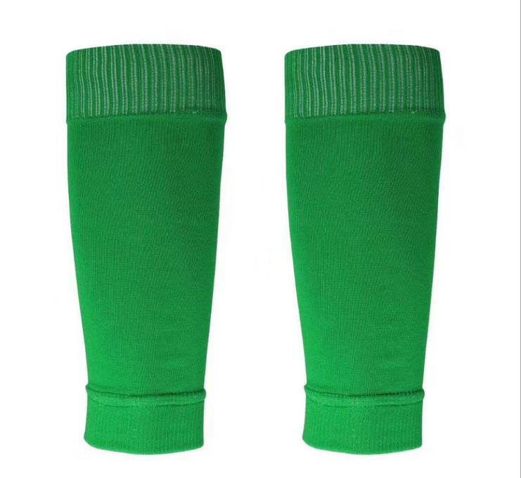Football sockets fixed set football socks men's Leggings sock sock insert board adult competition protective socks: Green