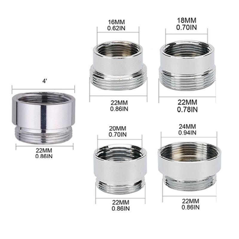 Brass Faucet Adapter Water Purifier Aerator Connector Kitchen Bathroom Tap Parts
