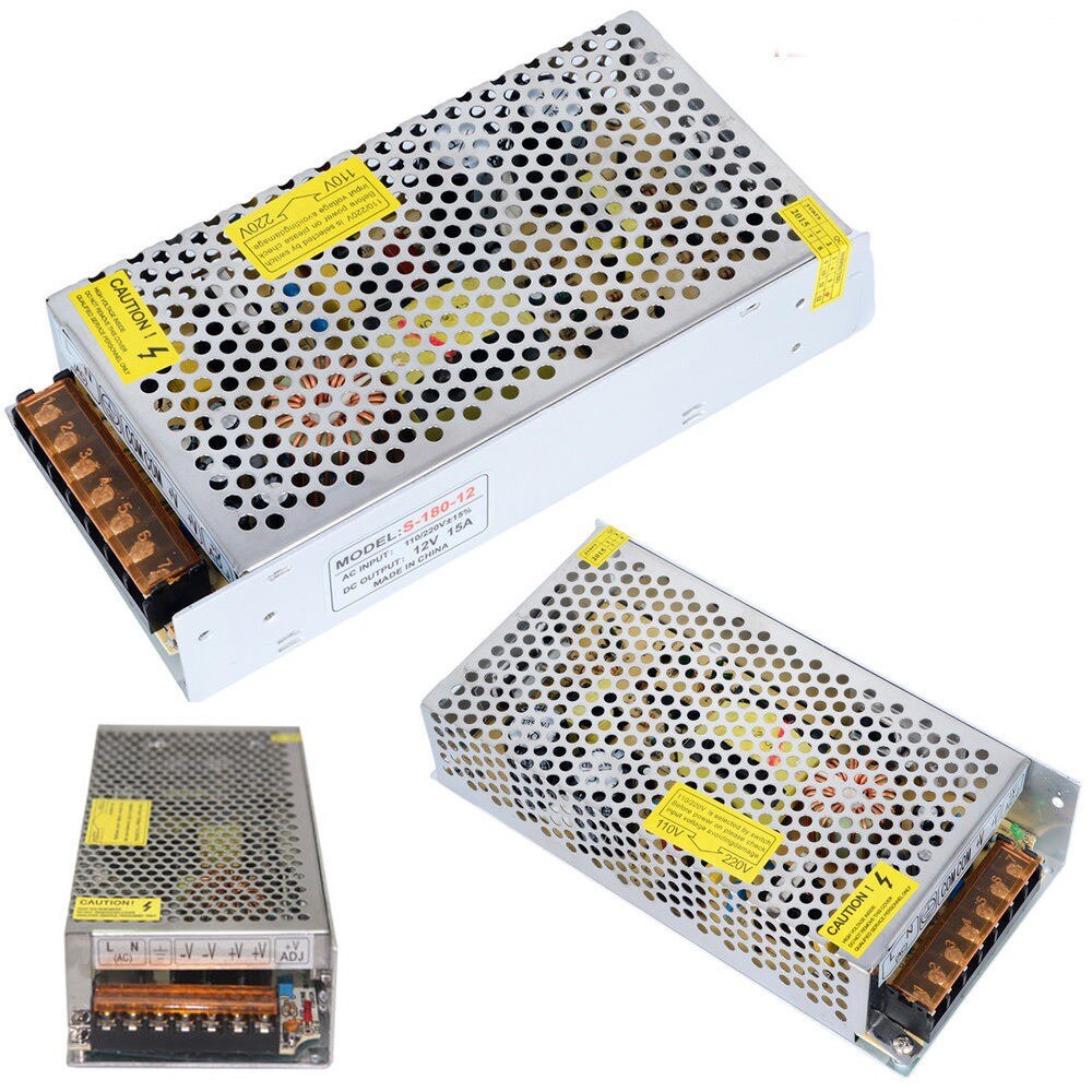 Alimentation de commutation AC 110V 220V à DC 5V 12V 24V, adaptateur d&#39;alimentation 5A 10A 15A 20A 30A, transformateur d&#39;éclairage, pilote LED