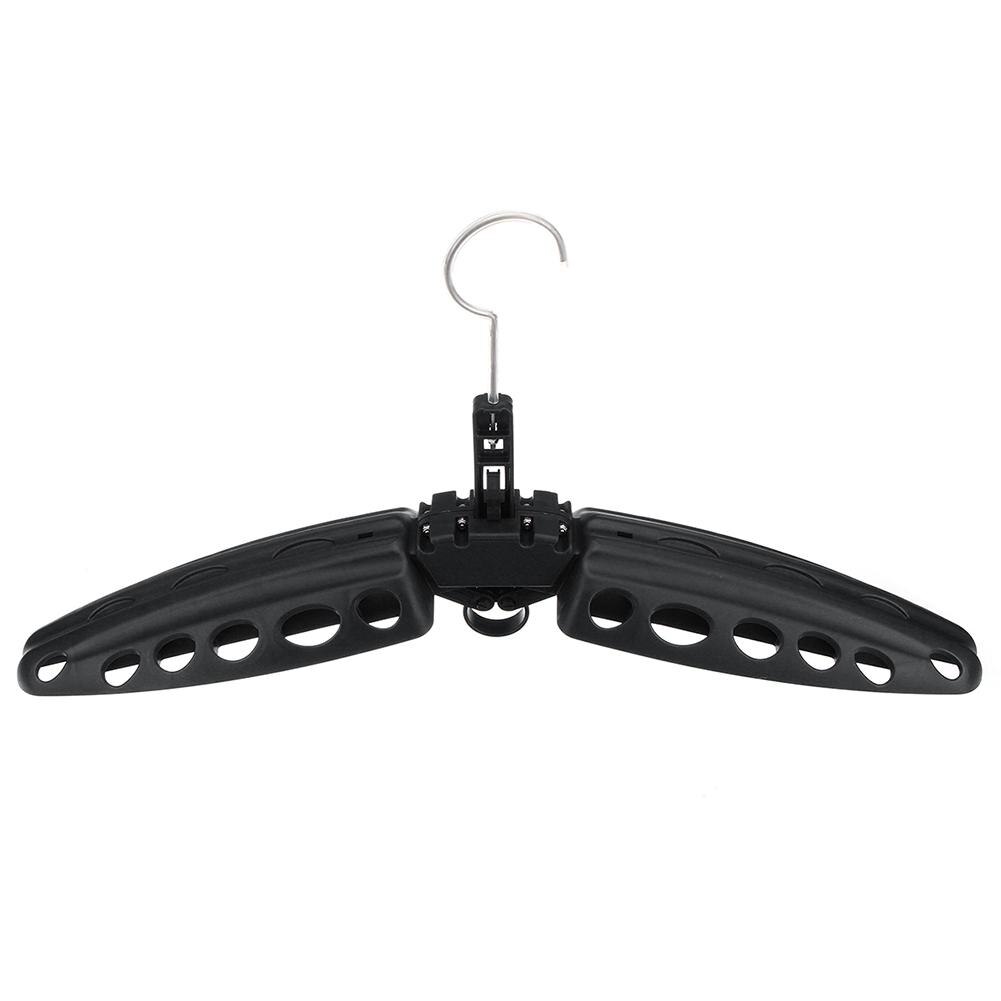 1Pcs Multi Purpose Opvouwbare Duiken Pak Hanger Stand Voor Snorkelen Duiken Surf Wetsuit Droogpak Zwemmen Accessoires: Black