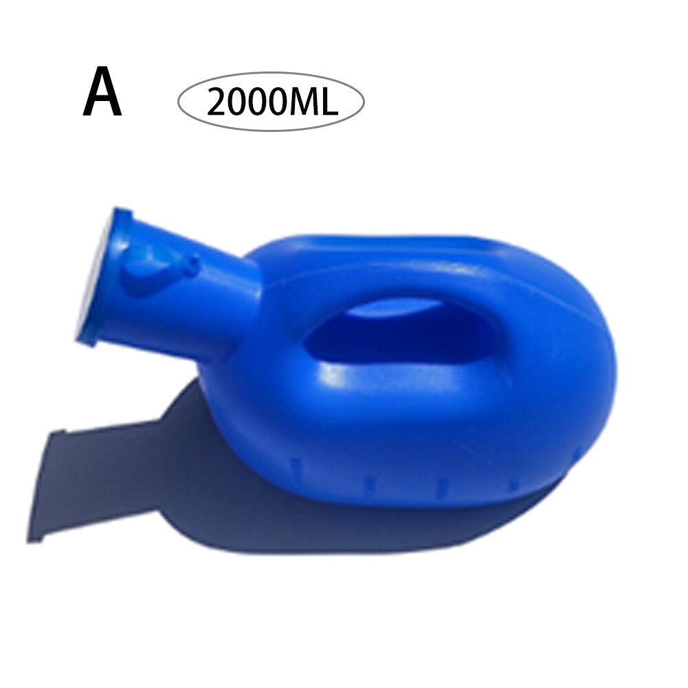 2000ml en plastique hommes en plastique chambre Pot voyage voiture toilette mâle urinoir avec couvercle Urgent Urine urinoir bouteille avec couvercle: A