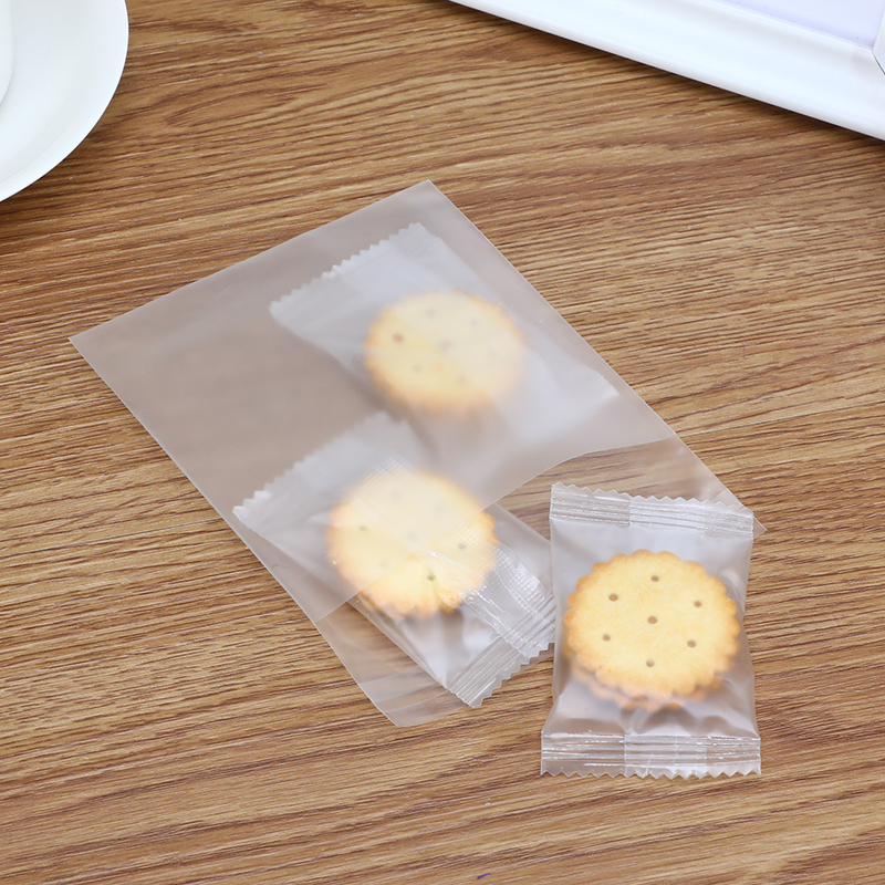 100PCS/Lot Frosted Transparent Plastic Envelopes Multi-size Cookie Dessert Bags Self-adhesive Envelope Bag Office School Supply