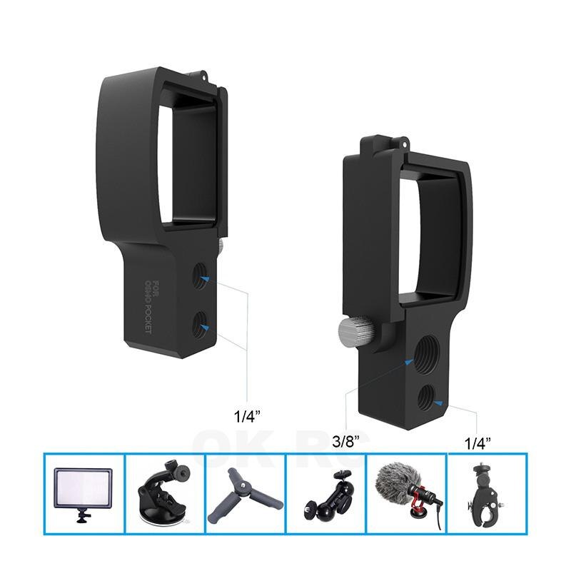 EastVita Motor Bike Bicycle Mount Holder for DJI OSMO POCKET Handheld Gimbal Camera Stabilizer Sports Mounting Bracket