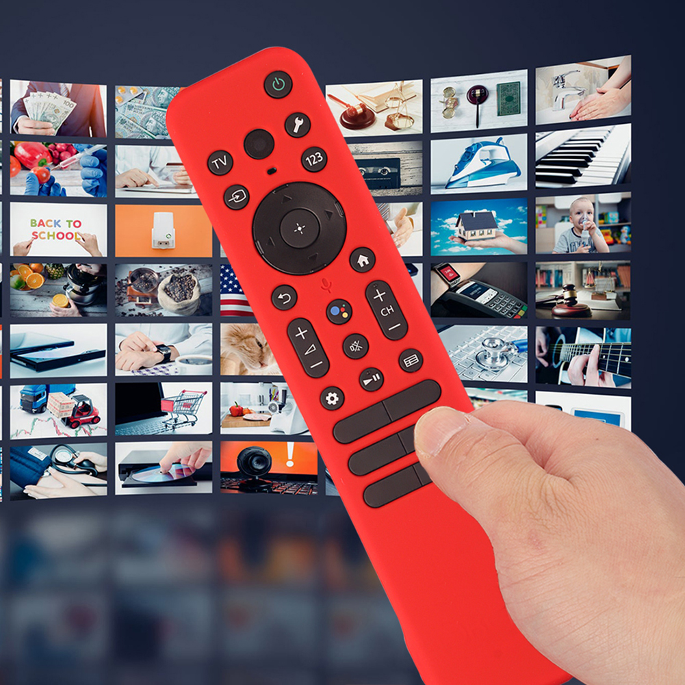 Siliconen Afstandsbediening Voor Sony RMF-TX810U Tx811u Tx910u 2023 Smart Tv Afstandsbediening Stofdichte Hoes Met Lanyard