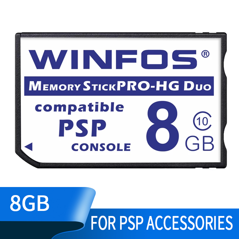 Winfos para PSP accesorios GB 8GB 16GB 32GB MS Pro Duo la tarjeta de memoria de la capacidad Real