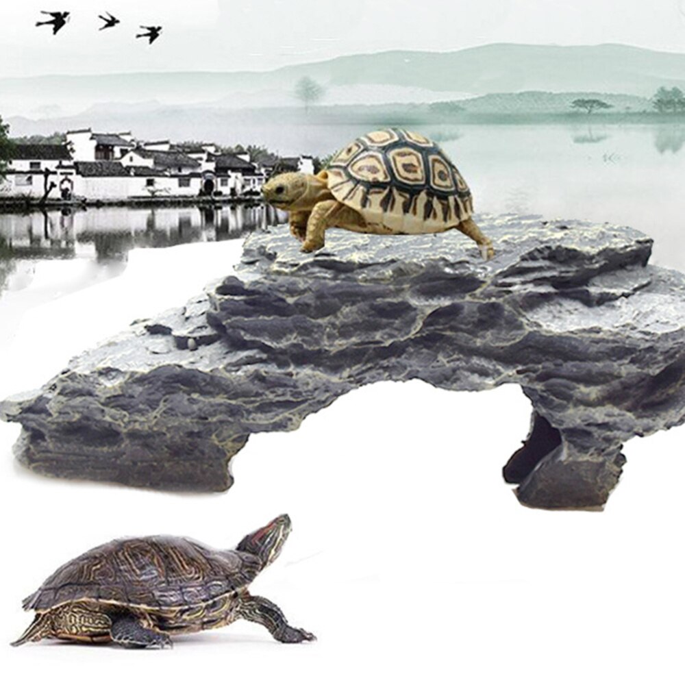 Turtle Climbing Platform Funny Climbing Slope Turtle Platform Climbing Cave Resin Craft