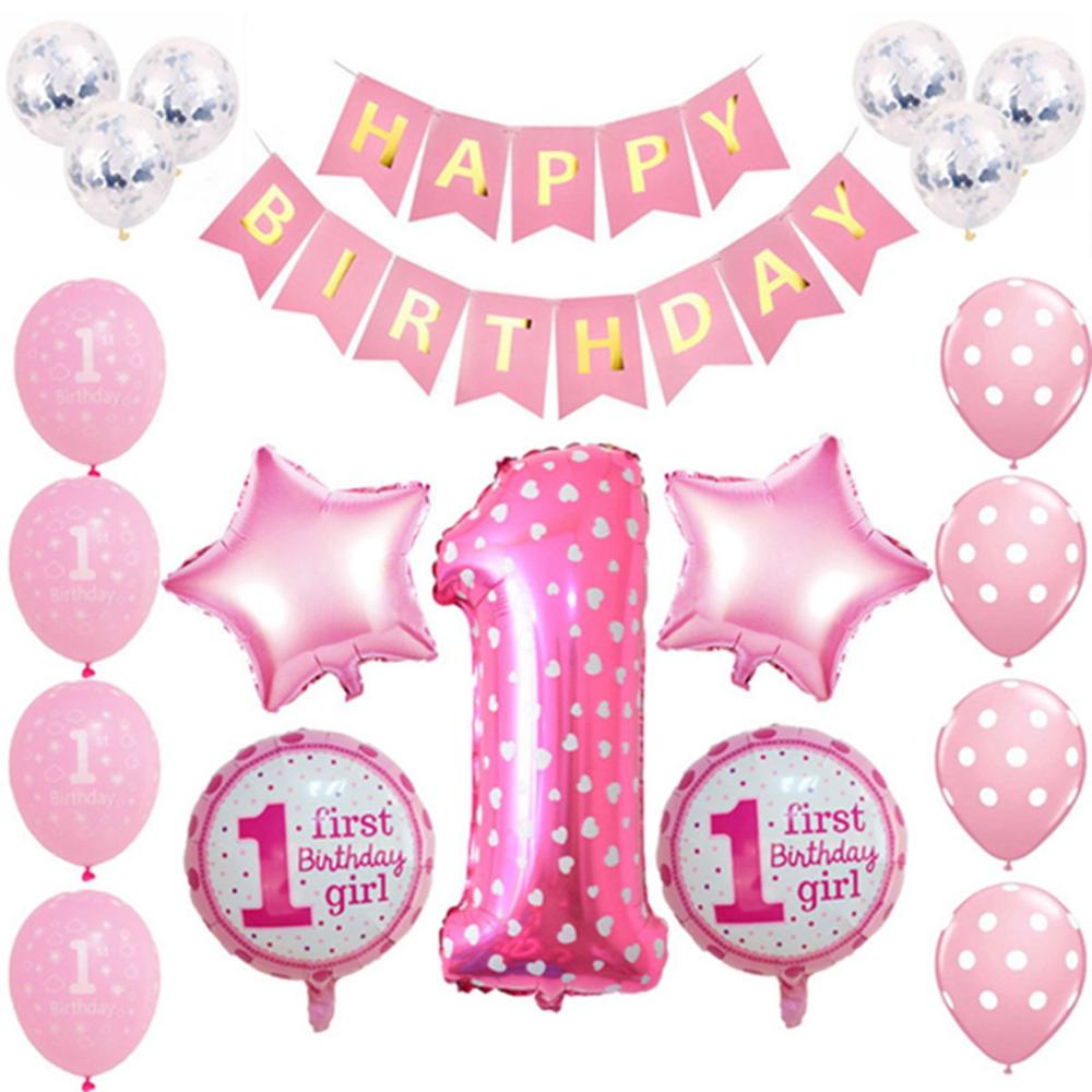 Ett års bursdag banner lue 1st første bursdag banner barn gratulerer med dagen banner 1 års første bursdag gutt jente baby shower: Mørkeblå