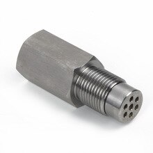 Pro-separador de Sensor de oxígeno, motor CEL Check Bung, Mini convertidor catalítico para O2