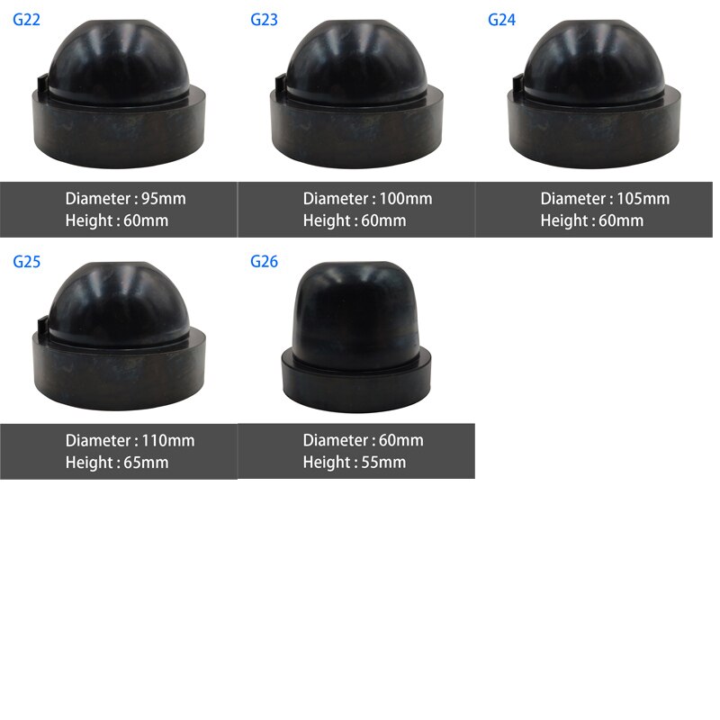 2 stk bil led lys hovedlys støvdeksel skjult xenon lys gummipakning cap deksel hodelykt bil styling  h4 h1 h7 d2h h11 h8 hb3