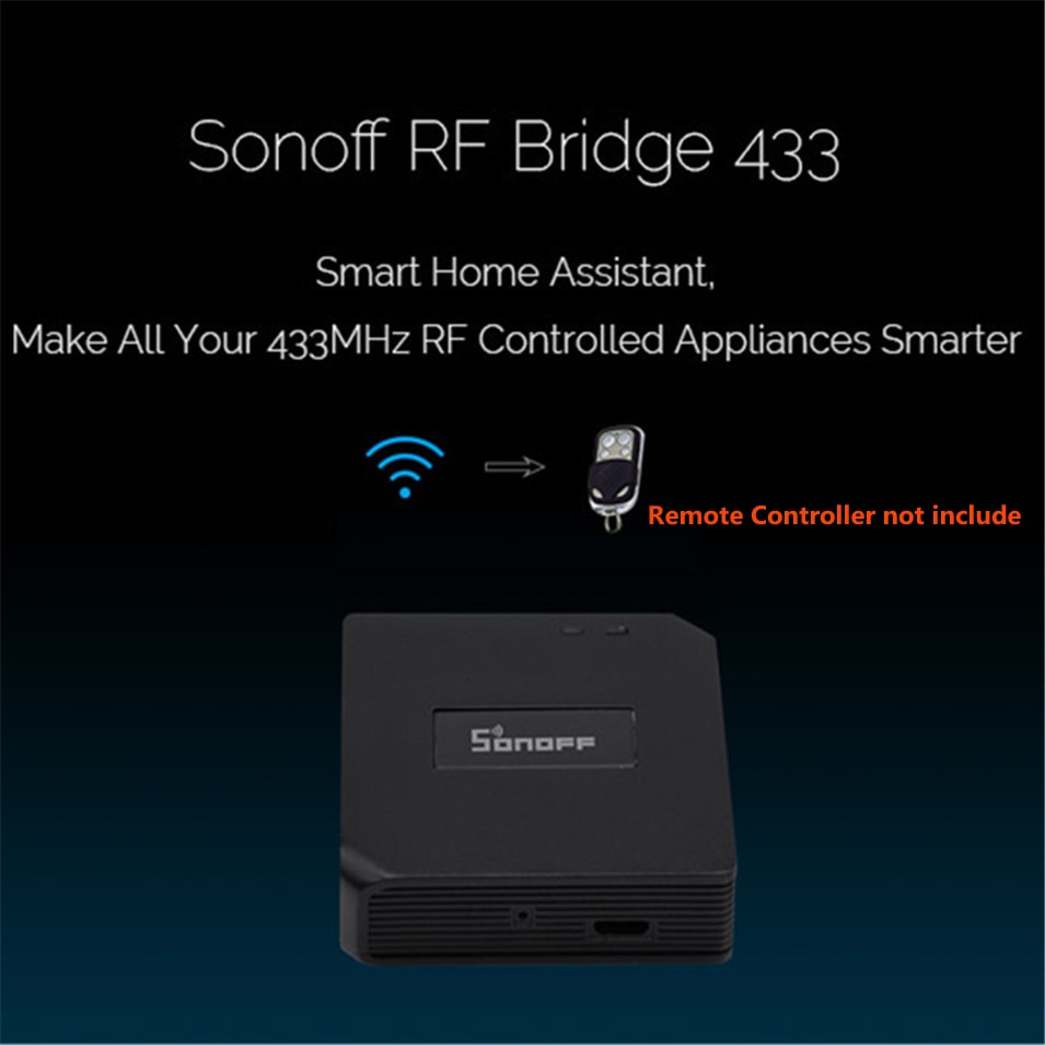 Sonoff Rf Brug Wifi 433 Mhz Vervanging Domotica Module Universele Schakelaar Intelligente Domotica Wi-fi Afstandsbediening Rf Controller