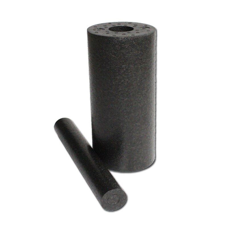 2 stks/set 33x14 cm EPP Schuim Roll Hoge Fitness Massage Roller Oefening Balans Yoga Baksteen Blok Gym Apparatuur zwart Sport