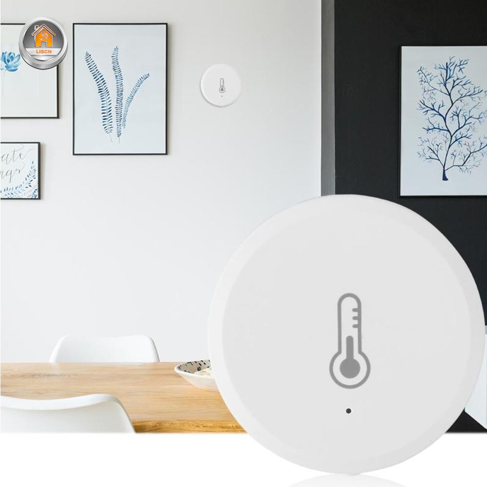 WiFi Smart Temperature Humidity Sensor Environment Air Pressure Wireless Control Mihome APP Zigbee Connection Smart Home
