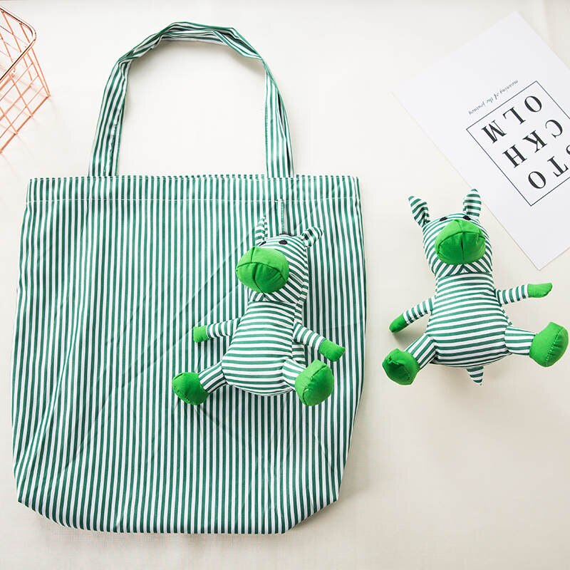 Cotton filling Zebra Shopping Bag Eco Reusable Tote Bag Portable Shoulder Bag Good High animal bags