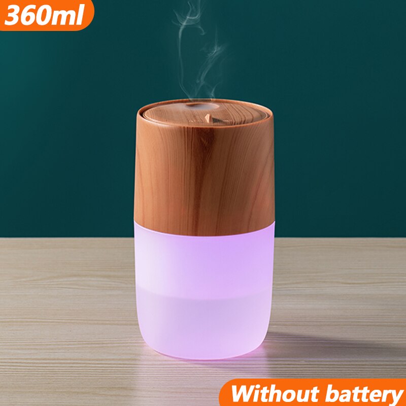 2022 Humidifier Jellyfish Aromatherapy Humidifiers Diffusers 360ML USB Diffuser with Colorful Night Light Humidificador: 01