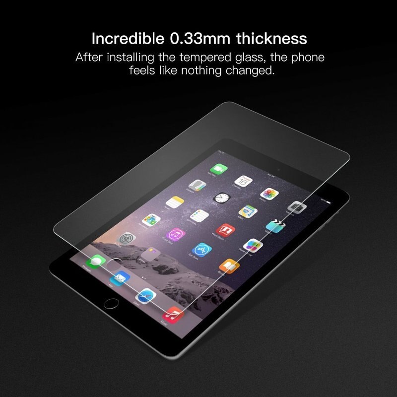 9h protecteurs d'écran pour ipad mini 2 3 4 5 verre trempé pour ipad pro 11 10.5 protections d'écran pour ipad air 2 pro 9.7