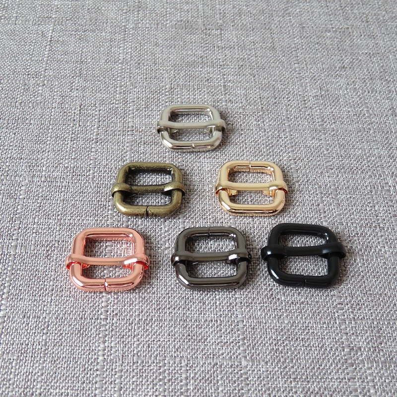 1 pièces 15mm métal ajusteur curseur matériel pour sac à dos sac à main chat chien collier couture accessoires sac à main sangles boucle de ceinture