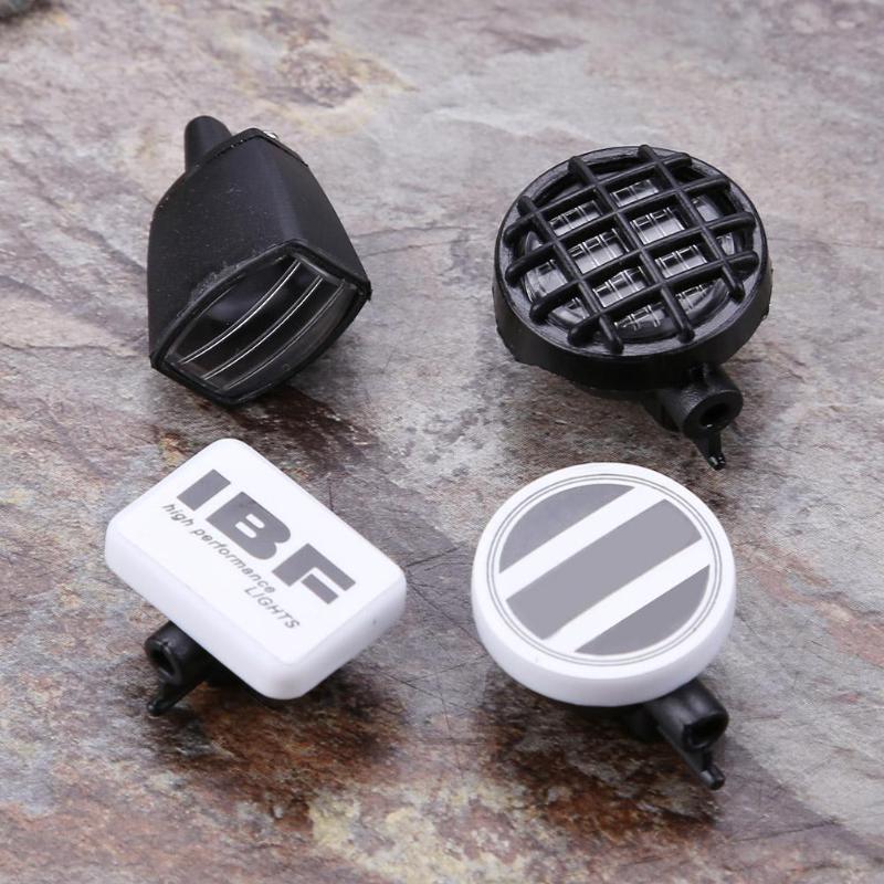 4pcs RC Car LED Light Cover Lampshade for 1:10 Tamiya HSP Lampshade for Axial SCX10 D90 TRX-4 RC Climbing Car Parts Accessories