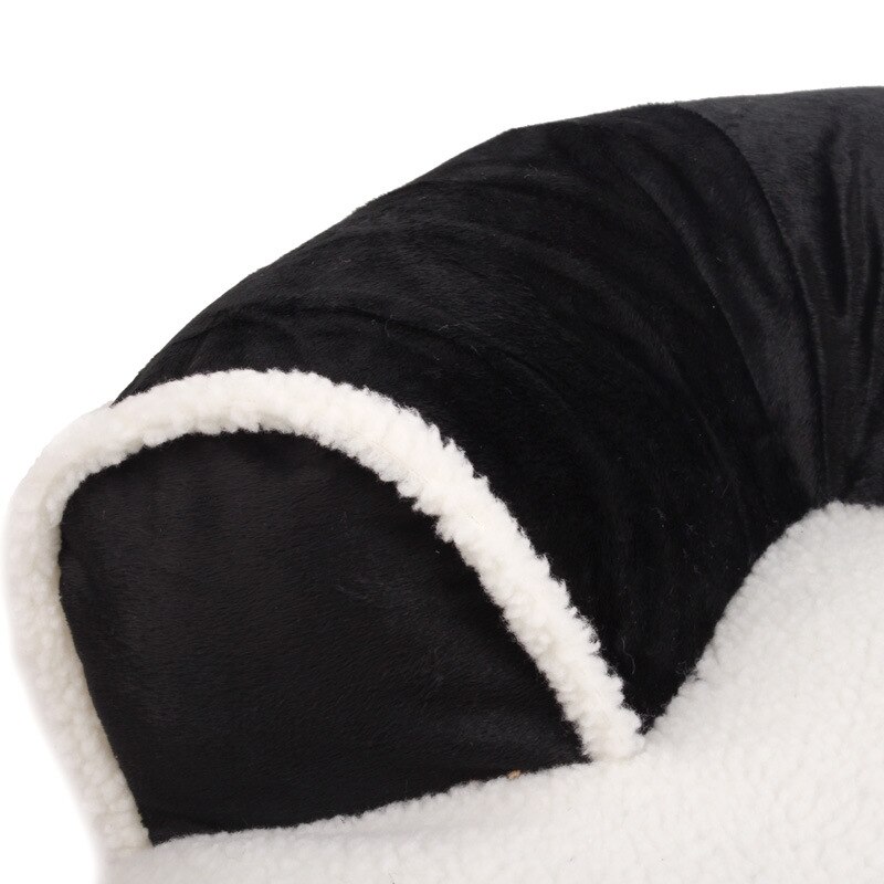 Angleterre Style chien lit maison chien tapis hiver dormir chats nid doux longue peluche chien panier coussin pour animaux de compagnie Portable animaux fournitures
