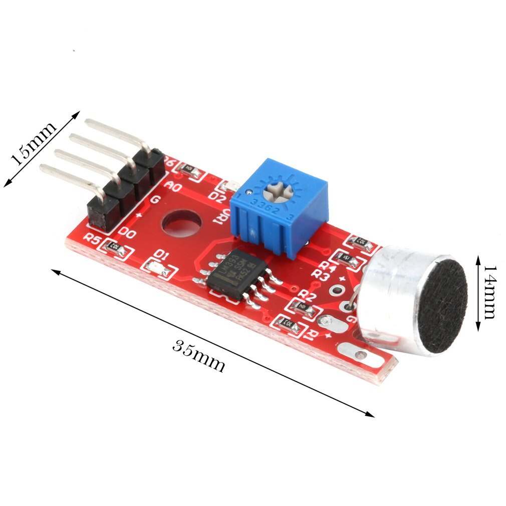 KY-037 4pin voz módulo sensor de detecção som microfone transmissor inteligente robô carro para arduino eletrônico diy ferramenta