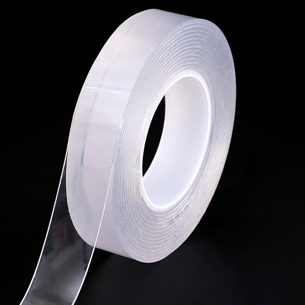 Adhesive Tape Double Side Tape For Walls Heavy Duty Traceless Removable Washable Gel Grip Transparent Clear Tape