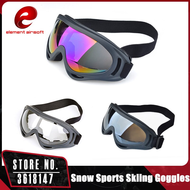 Element Mehrfarbig Erwachsene Snowboard Ski Brille Getriebe Sport Skifahren Gläser UVA/UVB Objektiv Brillen EX391