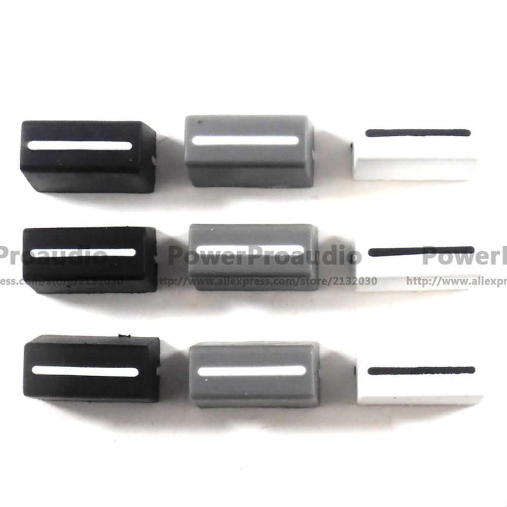 9 Stks/partij Kanaal Crossfader Fader Cap Knop Fit Voor Rane 57 TTM57 TTM57sl TTM57mk2 Zwart Grijs Wit