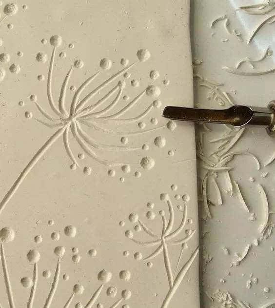 Keramik keramik lera skulpteringsverktyg trä linoleum block stämpla carving verktyg tillverkade och vass blad skärare