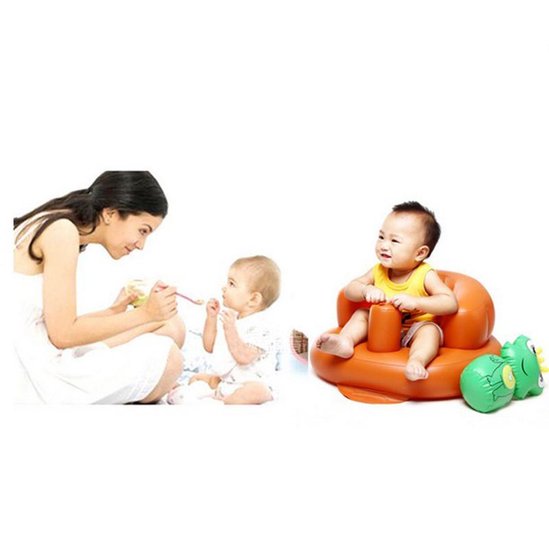 Opblaasbare Baby Sofa Veiligheid Stoel Draagbare Play Game Mat Banken Leren Kruk Kinderen Leren Seat Strand Speelgoed Voor Kinderen Meubilair