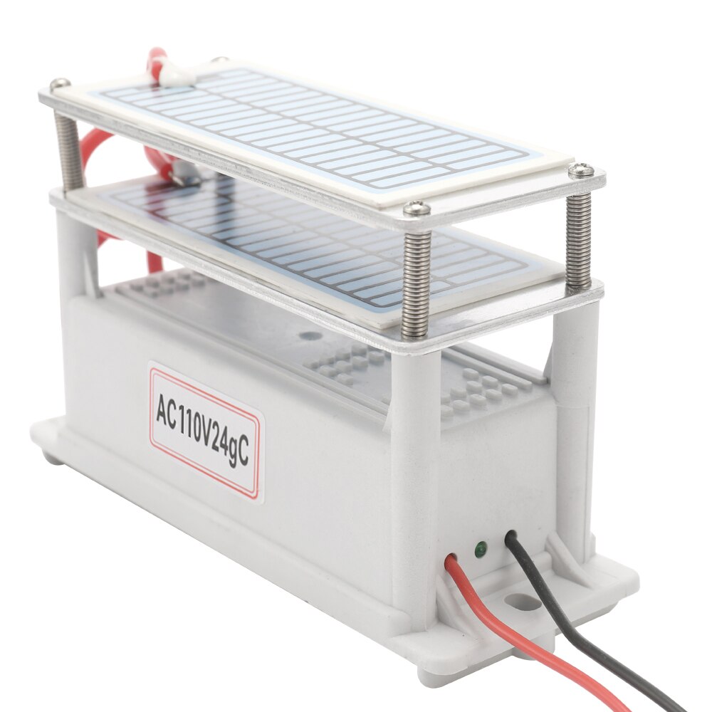 Purificador de aire dos tabletas de ozono placa integrada purificador de aire y agua ozonizador portátil de cerámica ozono 24g generador O2 herramientas